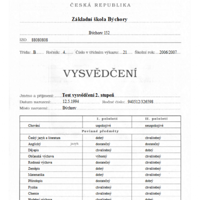 vysvedceni